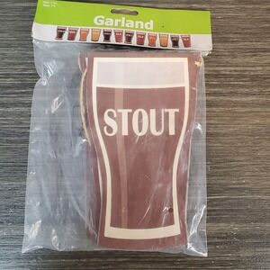Fun Express 7' Cardboard Beer Cutout Garland Octoberfest Party Bar Banner